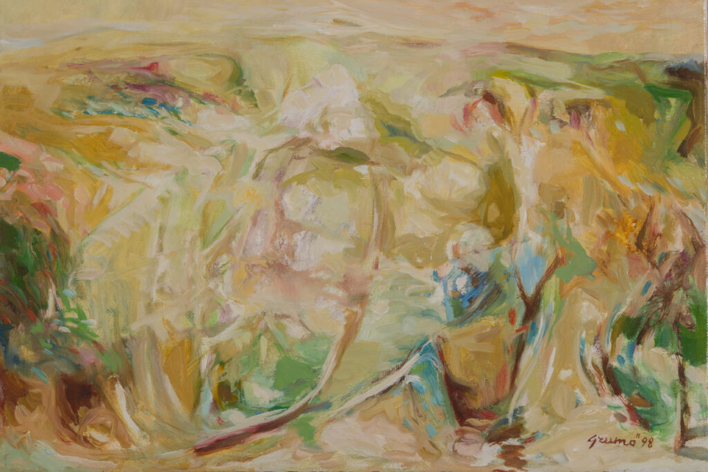 Chiarore sul paesaggio 40x50